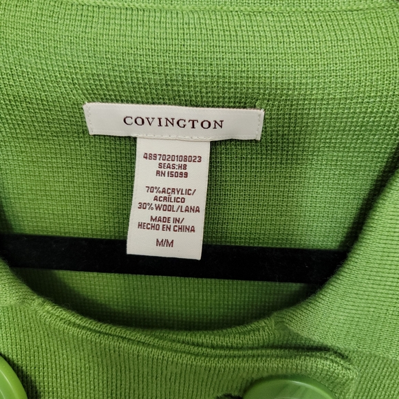 Covington Wool Blend Sweater.  Size M.  (593) - Picture 2 of 6